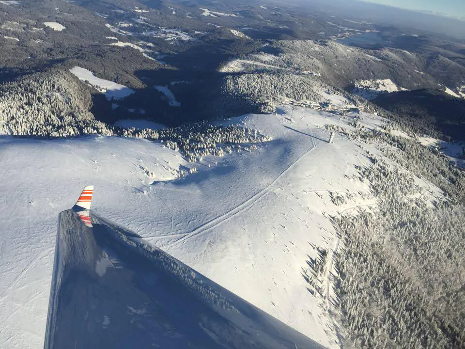 Mit dem Mose über dem Feldberg