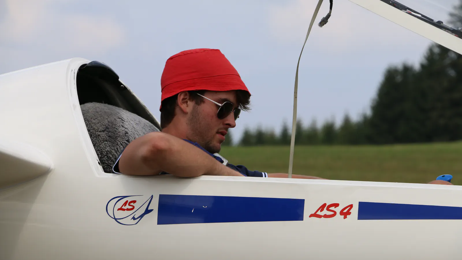 Clemens vor dem Start